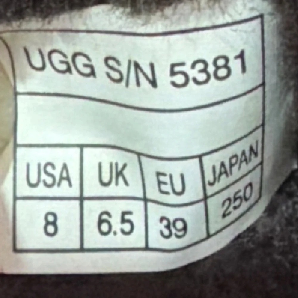 UGG Sunburst Tall Boots Womens Brown Leather Suede‎ Shearling Lined 8